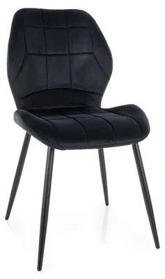 Produktbild von Esszimmerstuhl JAKE VELVET schwarz