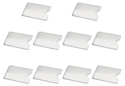 Produktbild von 10 Stück Kartenhüllen aus transparentem Hartplastik für Kartenschutz
