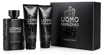 Obrázek produktu pro Ferragamo Uomo Signature EDP 100 ml + ASB 100 ml + Pánský šampon a sprchový gel 100 ml M