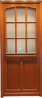Image de Porte d'entree Bois vitree, Alena (Aline), H215 x L80 p, droit