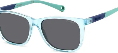 Produktbild von Polaroid Kinder PLD 8058/S Azure 48/13/125 Kinder Sonnenbrillen