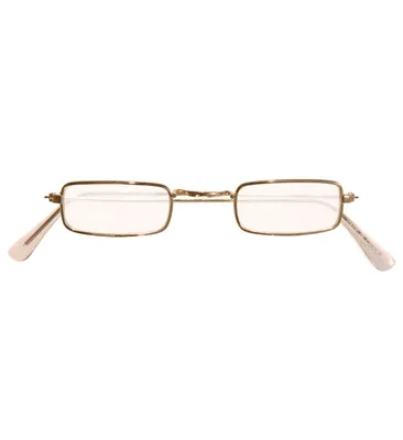 Produktbild von Eckige Brille in Gold