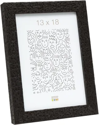 Zdjęcie produktu dla Drewniana ramka S45RL czarna 13x18 cm