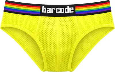 Immagine prodotto di Barcode Berlin - Intimo da Uomo Slips - Pride Brief Neongreen - 1x Taglia XXL