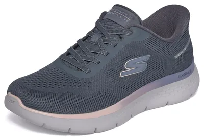 Produktbild von Skechers Damen Go Walk Flex Azriel Turnschuhe, Charcoal Textile Trim, 39 EU