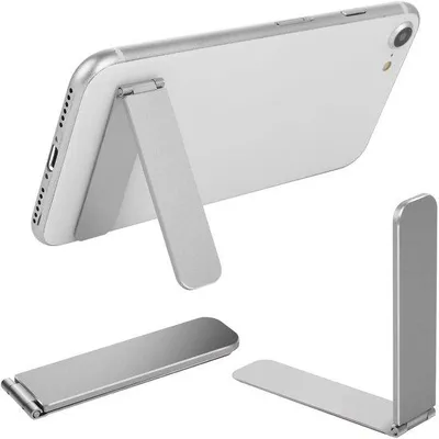Image de Support de téléphone pliable en aluminium, réglable et portable
