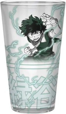 Produktbild von My Hero Academia Large Glass 400ml Izuku & Bakugo Box