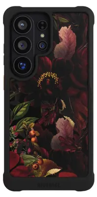 Produktbild von NIVOCASE Hülle für Samsung Galaxy S26 Ultra  Stoßfeste Handyhülle NIVOmax Case Schwarz Blumen Utart Wiese