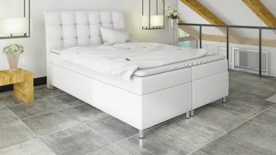 Produktbild von Boxspringbett Schlafzimmerbett DOAN 200x200cm inkl.Bettkasten