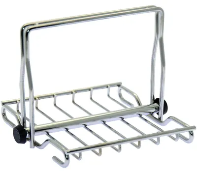 Serviettenhalter aus Metall, verchromt, 21x18x15 cm