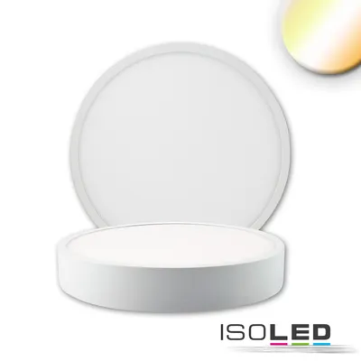 Zdjęcie produktu dla Lampa sufitowa LED PRO biała, 15W, okrągła, DN170, ColorSwitch 2700|3000|4000K, ściemnialna