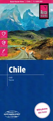 Obrázek produktu pro Reise Know-How mapa Chile (1:1 600 000)
