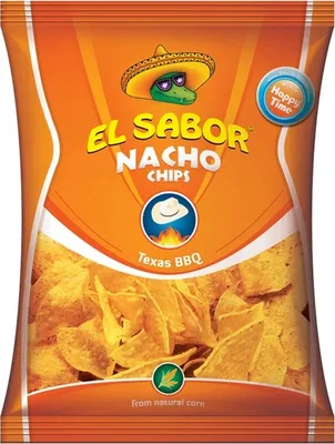 Obrázok produktu pre Nachosy barbecue chrupiąca przekąska 100g
