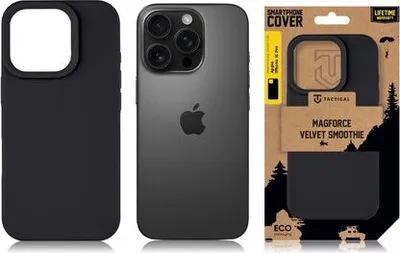 Zdjęcie produktu dla Pokrowiec taktyczny MagForce Velvet Smoothie iPhone 16 Pro asphalt