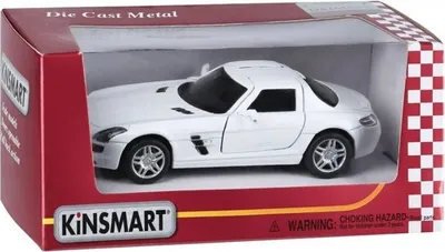 Zdjęcie produktu dla auto metalowe   MERCEDES-BENZ SLS AMG 1:36 PIS KINSMART