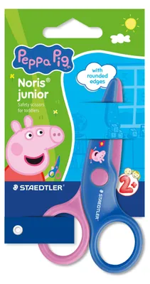Produktbild von STAEDTLER Noris junior Kinderschere Peppa Wutz - Sicherheitsschere mit abgerundeten Spitzen