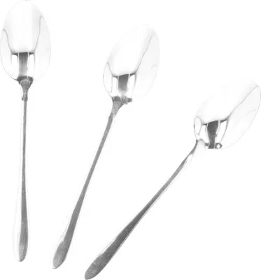 Produktbild von Kaffeelöffel Teelöffel Dessertlöffel Edelstahl  Teelöffel-Set STILO Silber 3 Stück HOMLA