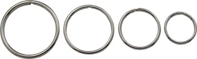 Produktbild von Dönges Schlüsselring, Ø 20 mm , vernickelt (Pack à 100 Stück)