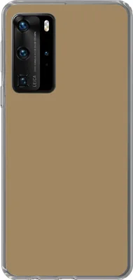 Produktbild von MuchoWow® Handyhülle Schutzhülle Hülle für Telefoonhoesje Huawei P40 Pro Palette - Beige - Innenbereich Silikon Softcase Handy Hülle - Schutz