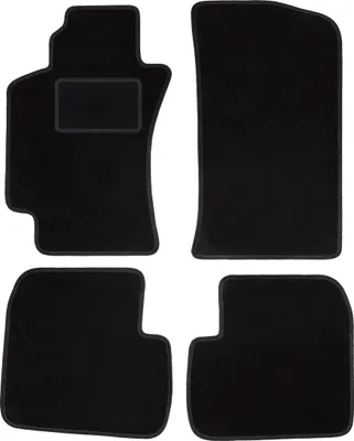 Produktbild von Schwarze Veloursmatten für: Toyota Avensis I T22 Limousine, Kombi, Liftback, Fließheck (1997-2003)