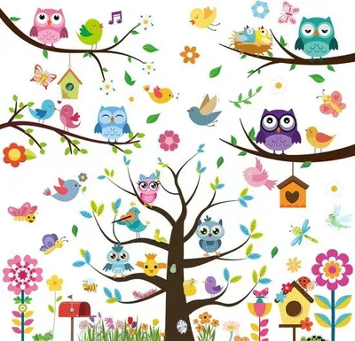 Produktbild von Famanu Fensteraufkleber Set - Bunte, wasserfeste PVC Wandsticker