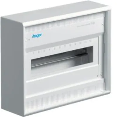 Immagine prodotto di Quadro di distribuzione piccolo Hager, Volta da superficie IP30,1x12PLE,DIN4387 VA12CN