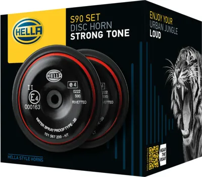Produktbild von Horn TOP SOUND 12 V 42 W 111 dBA Tiefton HELLA passend für u.a. VW