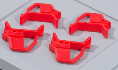 Zdjęcie produktu dla zestaw zamków allit ProfiPlus EuroBox 4S czerwony zestaw 4 szt