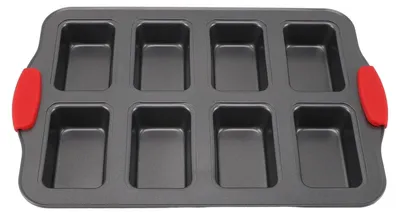 Immagine prodotto di Elzusha - Stampo mini per torte con 8 cavità - Stampo antiaderente per cheesecake e brownies