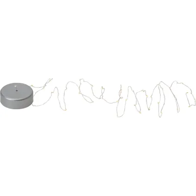 Produktbild von Star Trading 728-19, Leichte Dekorationskette, Silber, Polyvinylchlorid (PVC), IP20, Silber, 40 Glühbirne(n)