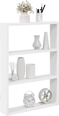 Imagen del producto de Maison Exclusive - Estantería de pared blanca, 43x9x60 cm, fabricada en material de madera