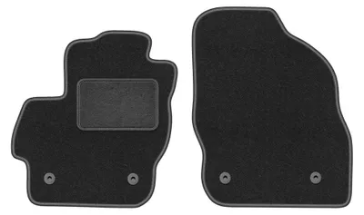 Obrázek produktu pro Přední velurové koberce pro: Mazda 3 II BL 2008-2013 (hatchback/sedan) – 2 ks, grafitové, na míru – Wielganizator LUX