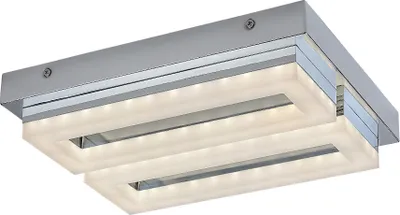 Zdjęcie produktu dla Lampa sufitowa LED BLAS 24W 4000K 2250lm metal chromowana biała wym:6x30x23cm IP44 Rabalux