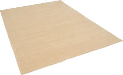 Produktbild von Natur Teppich Gabbeh Einfarbig, Größe:90x160 cm, Farbe:Creme
