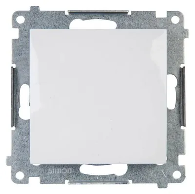 Obrázok produktu pre Kontakt-Simon DPR1.01/11, Tlačidlový spínač, Plast, Biela, IP20, IP44, 250 V, 10 A