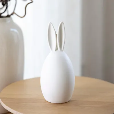 Produktbild von Storefactory Hase EMMA L weiß  | Ø15x4cm