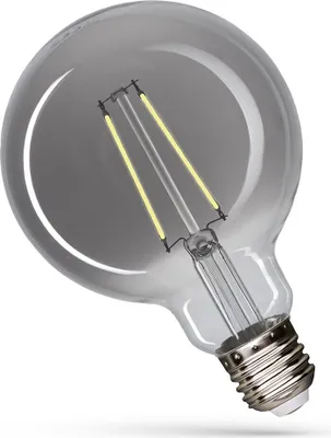 Image de Spectrum LED Filament Ampoule Globe G95 4,5W = 29W E27 clair verre fumé 310lm blanc neutre 4000K 270