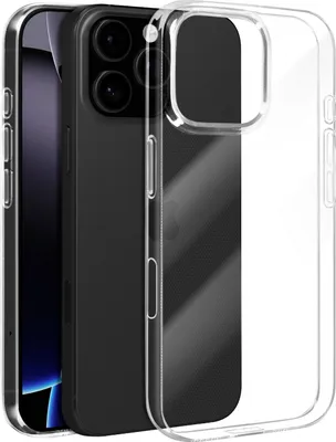 Obrázek produktu pro Mayaxess, měkké silikonové ochranné pouzdro pro Apple iPhone 16 Pro Max, průhledné