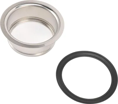 Image de C��che allongée Sp��le bride inox profonde avec joint pour 3 boulons M��ll évacuation trou de vidange