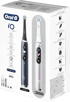 Obrázek produktu pro Elektrický zubní kartáček Braun Oral-B iO 9N sada Duo černý onyx a růžový křemen