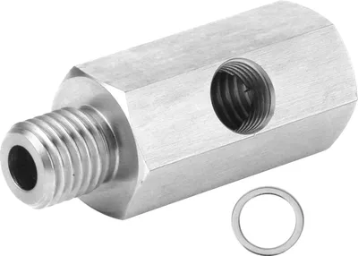 Image de Adaptateur de connecteur mâle vers femelle, 1/8 de pouce, M12 x 1,5, capteur de pression d'huile turbo, câble d'alimentation, manomètre, compatible avec Honda
