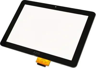 Produktbild von Display Glas für Acer Iconia TAB A200 LCD Touch Screen Front Scheibe Digitizer schwarz 10,1"