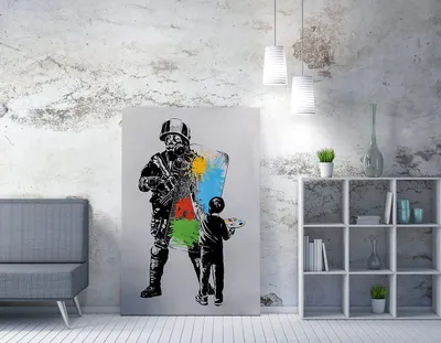 Obrázek produktu pro Wallity, WY223- WRZ1253, Barevné, Výtisky na plátně, 70 x 100 cm, 50% bavlna / 50% polyester