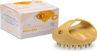 Produktbild von Shampoo Massagebürste mit Silikonborsten zur Kopfhautmassage und gleichmäßigen Shampoo-Verteilung