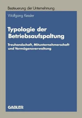 Immagine prodotto di Typologie der Betriebsaufspaltung