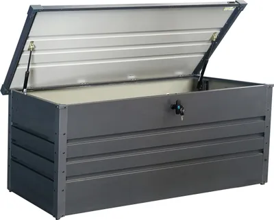 Produktbild von ZIPPER ZI-GAB165AN Aufbewahrungsbox Futterbox Gartenbox 165cm Breite 80kg grau