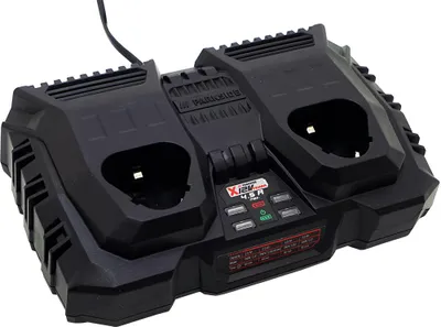 Produktbild von PARKSIDE® 12 V Akku-Set / 2 × 4 Ah Akku + Doppel-Ladegerät PDSLG 12 passend für Geräte der Parkside X12V Serie