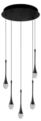 Zdjęcie produktu dla Lampa wisząca LED 28W Dalma 5 Round BK AZ6007 Azzardo