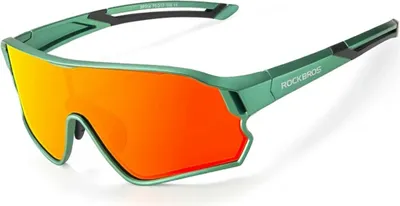 Image de Lunettes de vélo polarisées pour enfants de 8 à 14 ans avec filtre UV400 Vert