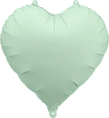 Produktbild von Herz-Folienballon, grün, 45 cm
